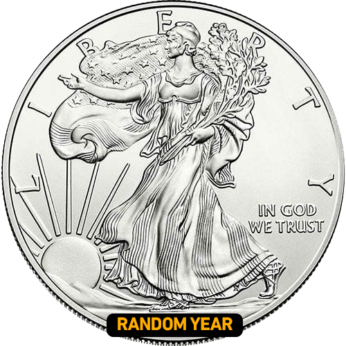 1oz American Silver Eagle, BU - Random Year
